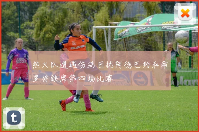 热火队遭遇伤病困扰阿德巴约和希罗将缺席第四场比赛
