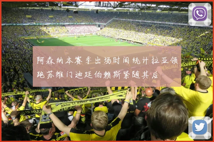 阿森纳本赛季出场时间统计拉亚领跑苏维门迪廷伯赖斯紧随其后